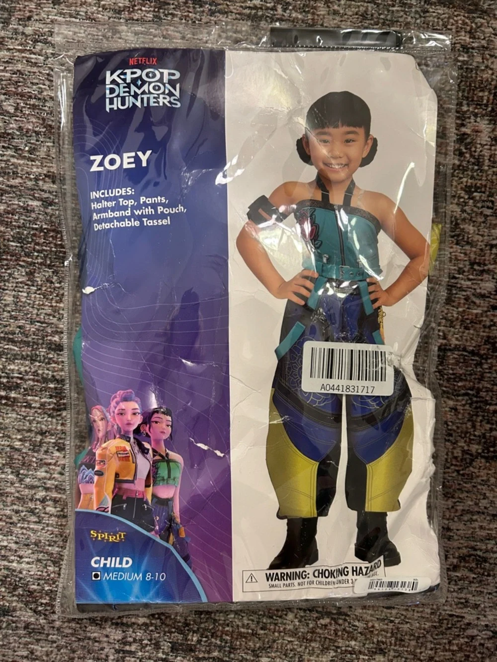 K-pop Demon Hunters Zoey Kids Costume Sz Medium - Picture 1 of 3